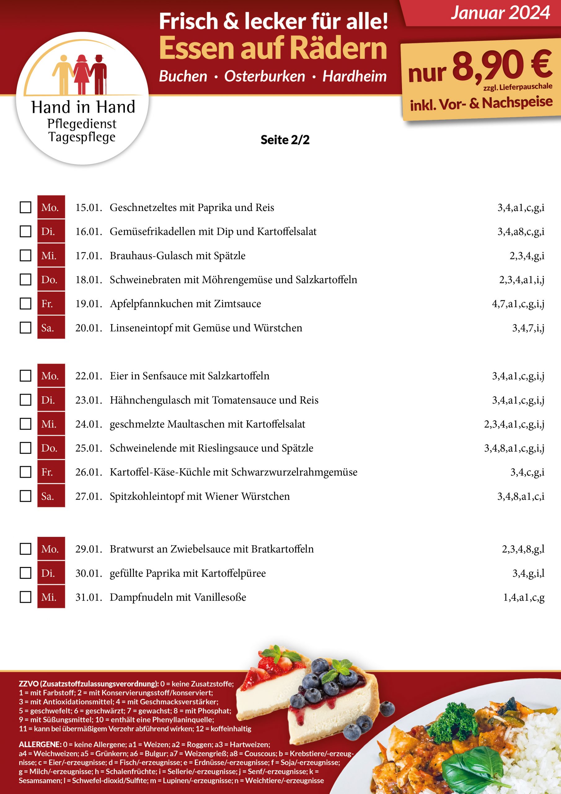 caritas essen auf rädern speiseplan