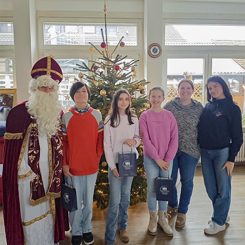 Mitmachen Ehrensache 2025: Schülerinnen und Schüler der 7. Klasse des BGB waren auch wieder bei uns in der Tagespflege.